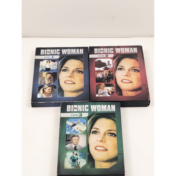 The Bionic Woman Complete Series Seasons 1 2 3 DVD Box Set Lindsay Wagner‎ - Picture 1 of 7